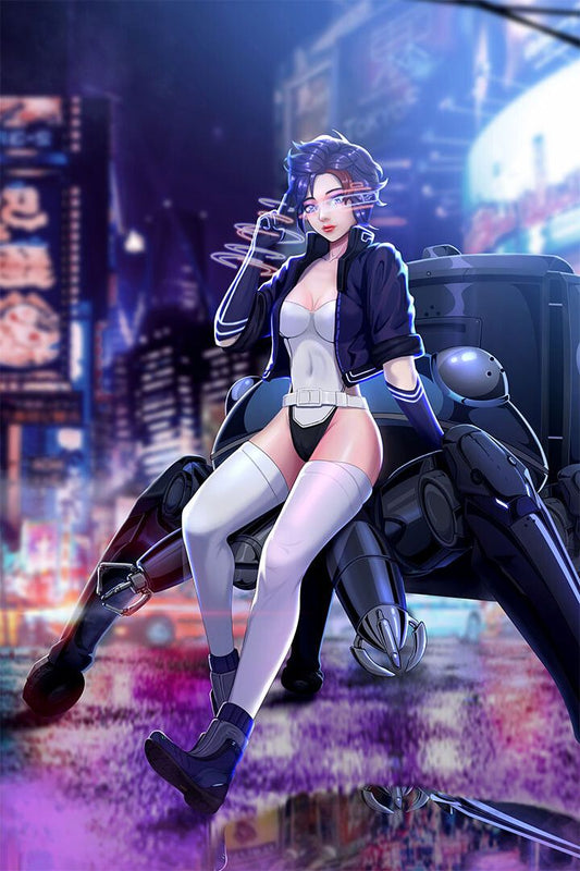 Ghost In The Shell Fight Riot Police Anime Movie Jigsaw Puzzle