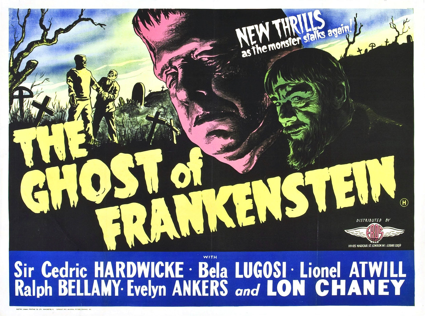 Ghost Of Frankenstein 02 Movie Magnet
