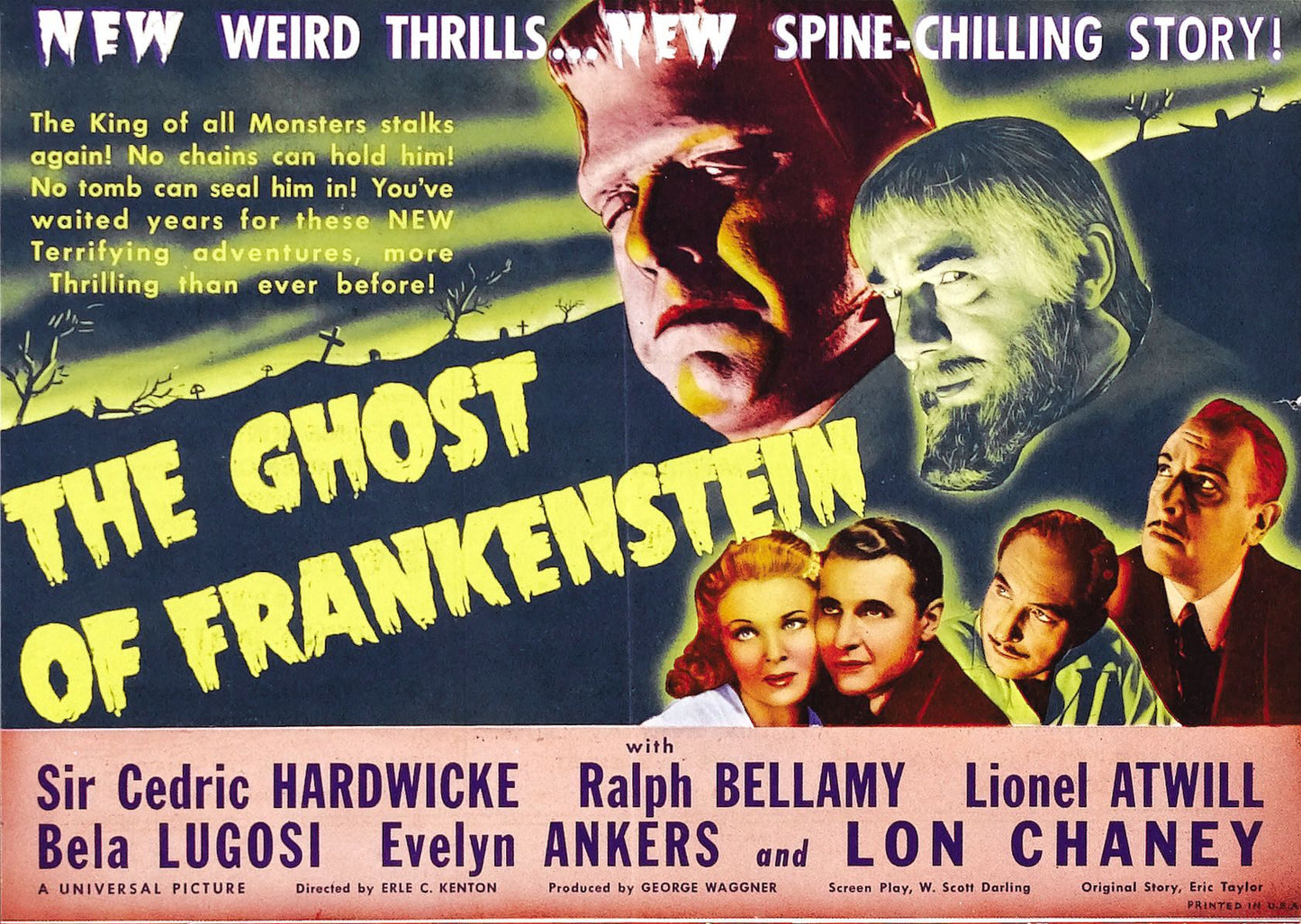 Ghost Of Frankenstein 04 Movie Magnet