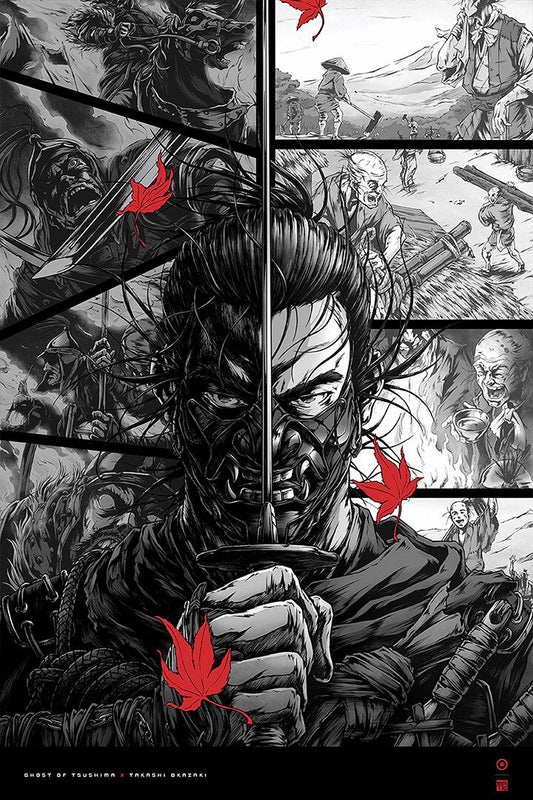 Ghost Of Tsushima Warrior Samurai War Game Jigsaw Puzzle