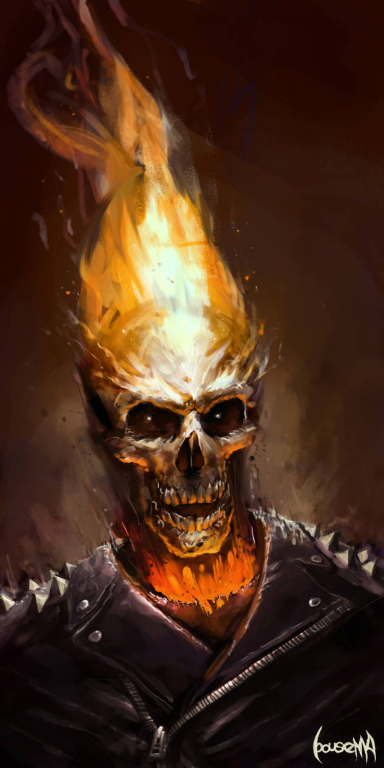 Ghost Rider 4921 Print Poster