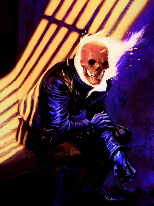 Ghost Rider 7839 Print Poster