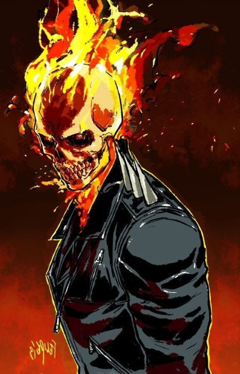 Ghost Rider 8431 Print Poster
