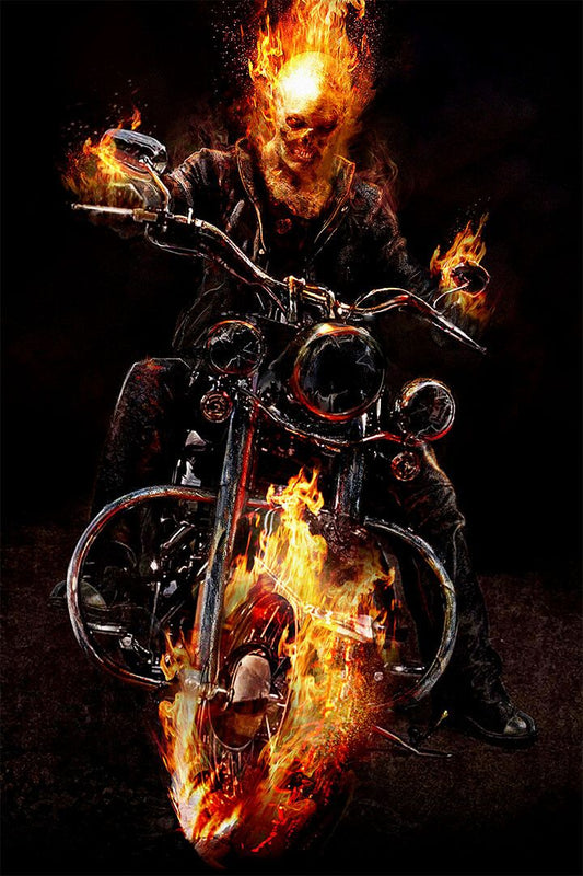 Ghost Rider Movie Action Thriller Fantasy Adventure Jigsaw Puzzle