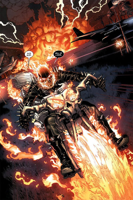 Ghost Rider Nicolas Cage Adventure Action Movie Jigsaw Puzzle