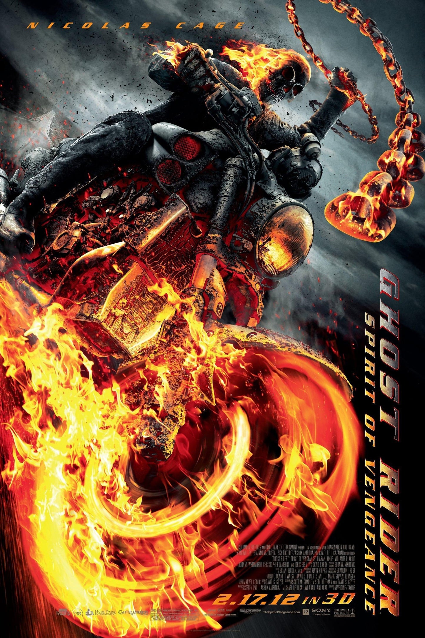 Ghost Rider Spirit Of Vengeance (2011) Movie Keychain