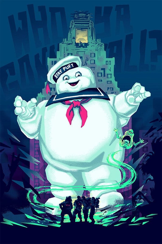 Ghostbusters 2 1989 Movie Ghost Slime Jigsaw Puzzle