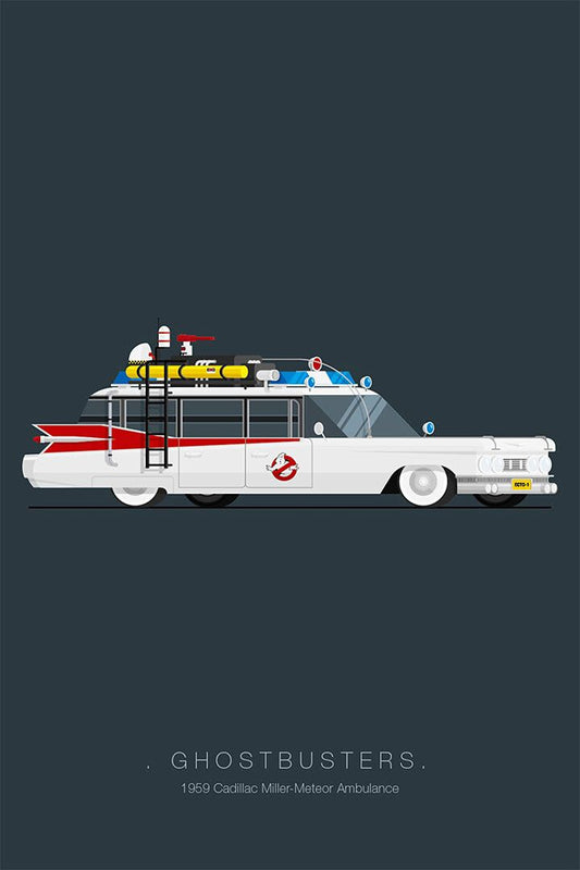Ghostbusters Car Movie Comedy Iconic Car Jigsaw Puzzle