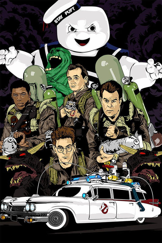 Ghostbusters Fabulous Four Painting Jigsaw Puzzle