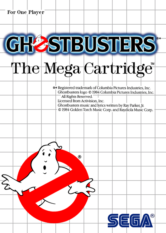 Ghostbusters Sega Master System Print Poster