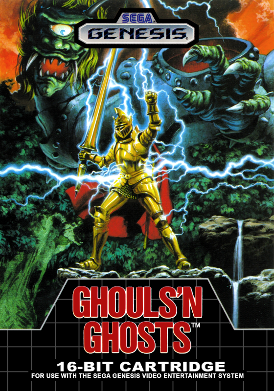Ghouls N Ghosts (Usa) Genesis Print Poster