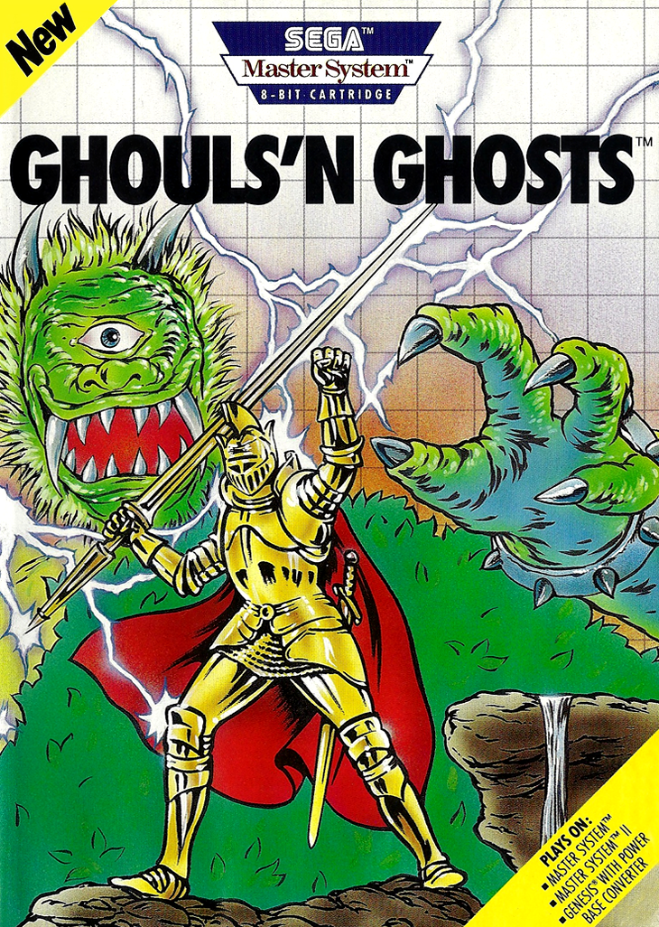 Ghouls'N Ghosts(1) Sega Master System Print Poster