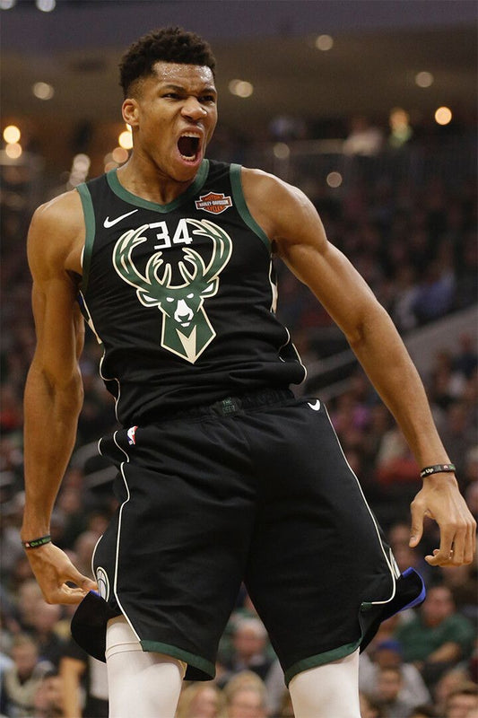 Giannis Antetokounmpo Greek Basketball Player Milwaukee Decor Art Jigsaw Puzzle