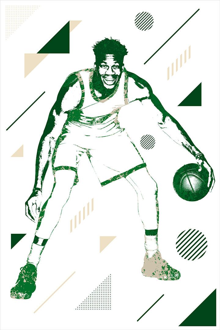 Giannis Antetokounmpo Milwaukee Star Basketball Jigsaw Puzzle