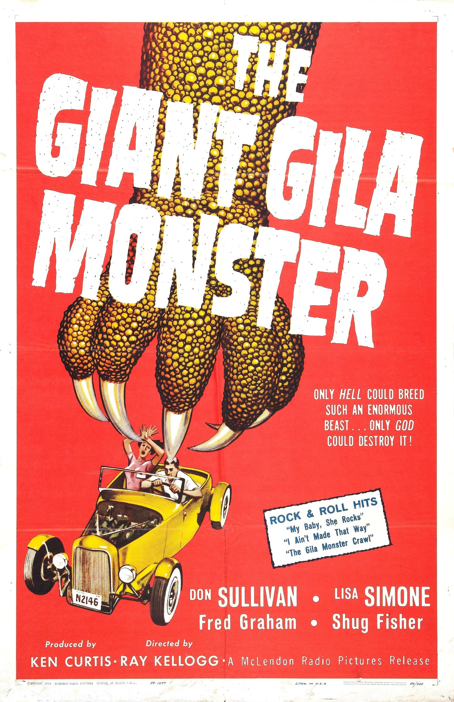 Giant Gila Monster 01 Movie Magnet