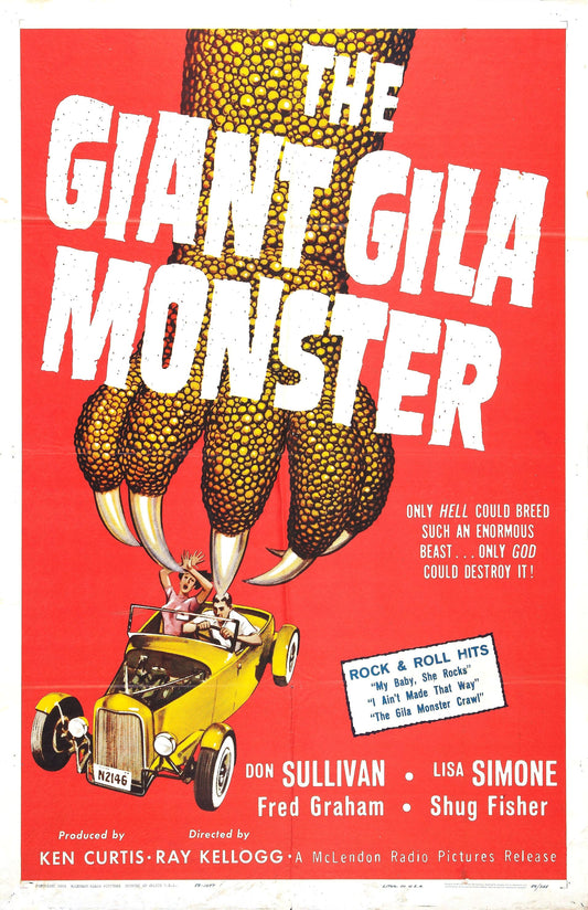 Giant Gila Monster 01 Movie Magnet