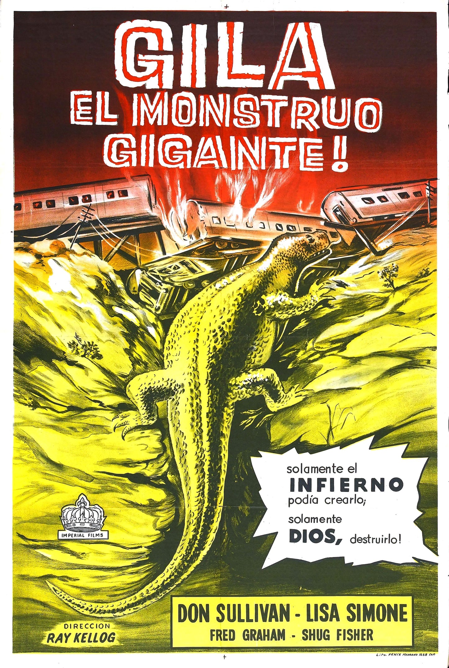 Giant Gila Monster 03 Movie Magnet