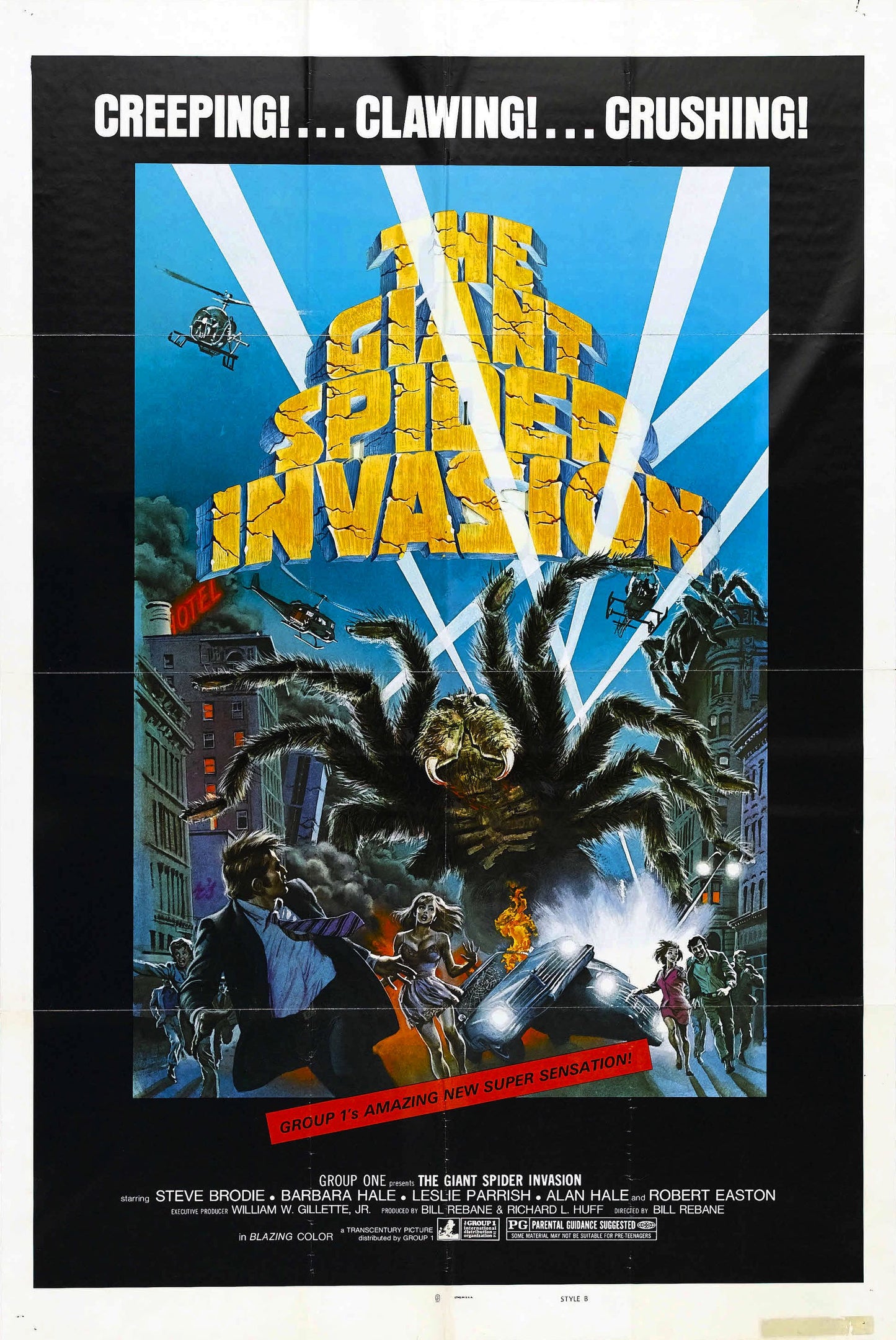 Giant Spider Invasion 01 Movie Magnet
