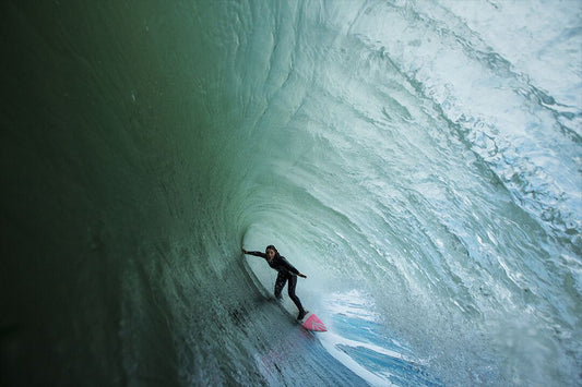Giant Wave Girl Sea Surfing Sports Surf Riding Jigsaw Puzzle