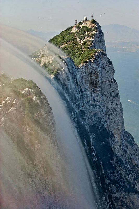 Gibraltar Though The Clouds Famous Though Jigsaw Puzzle