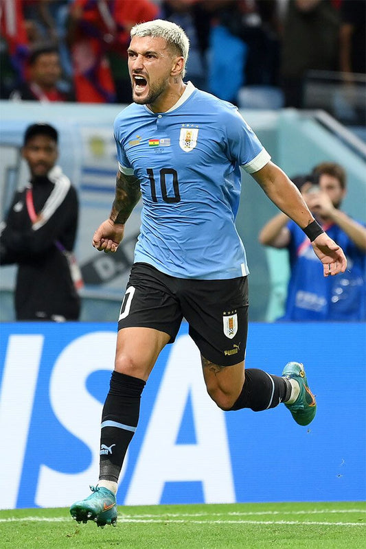 Giorgian De Arrascaeta Goal Celebration Uruguay Fans Jigsaw Puzzle