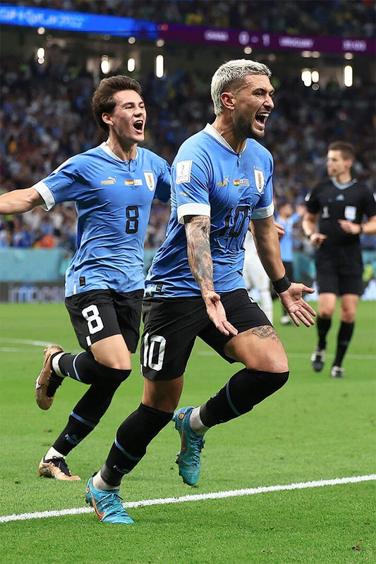 Giorgian De Arrascaeta Goal Celebration Uruguay Jigsaw Puzzle