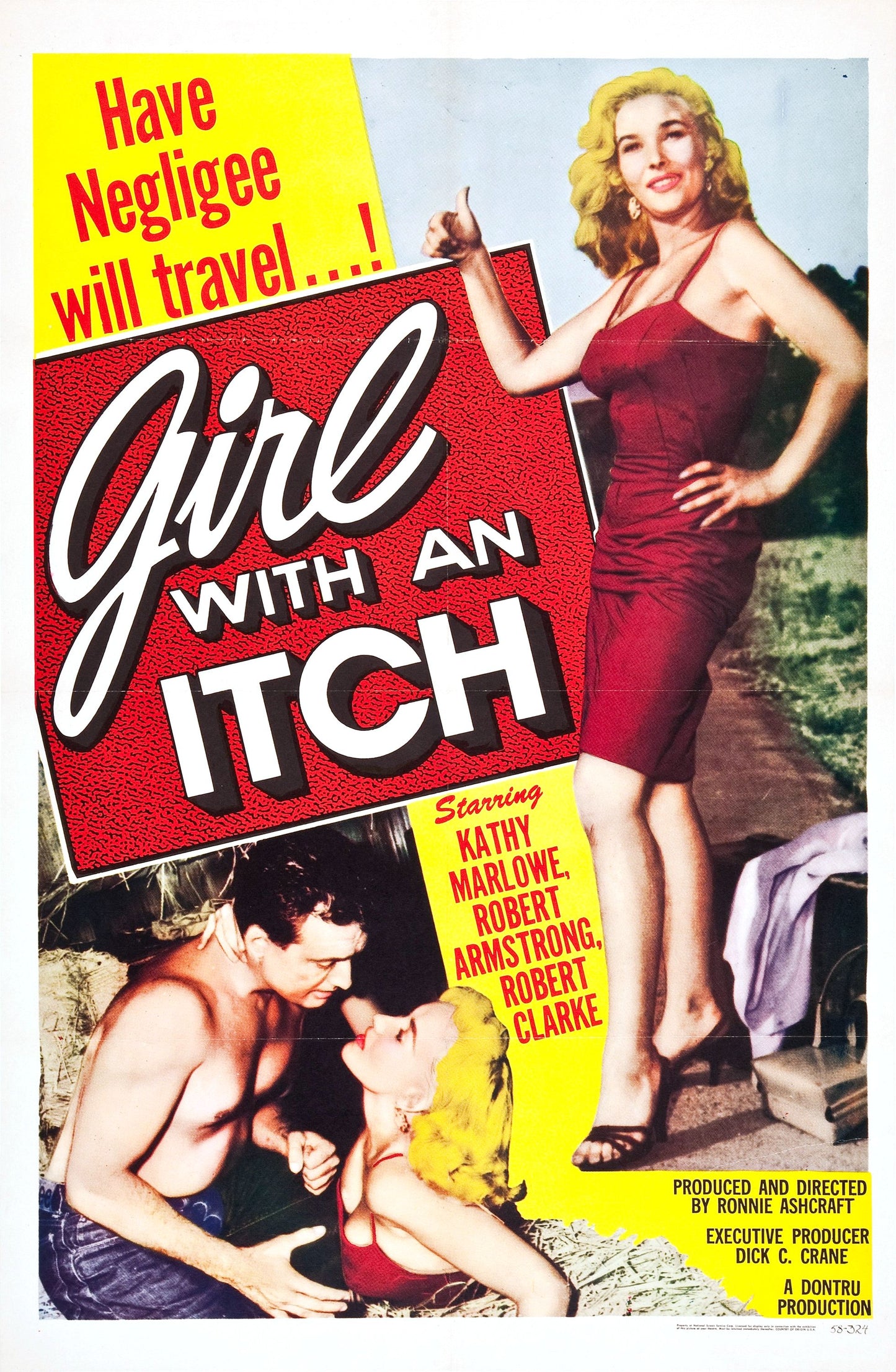Girl With An Itch 01 Movie Keychain