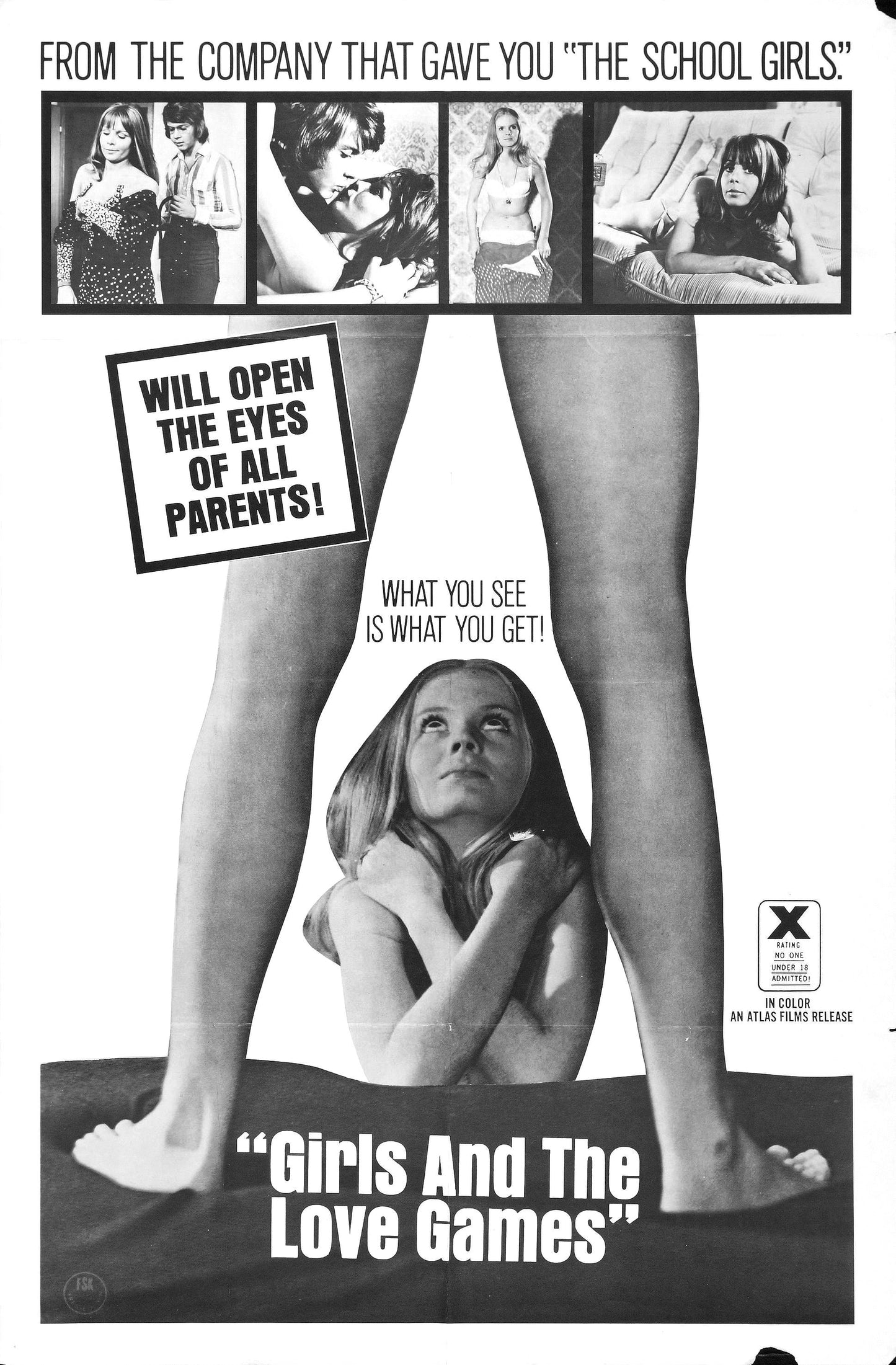 Girls And Love Games 01 Movie Magnet