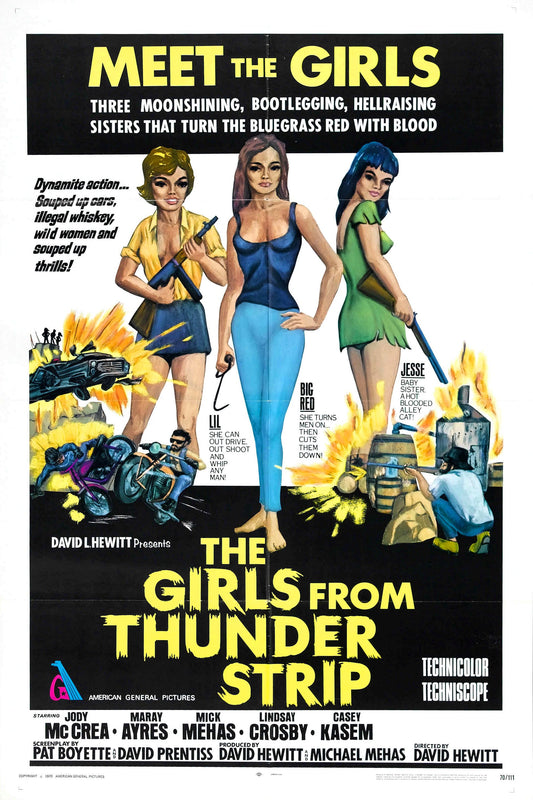 Girls From Thunder Strip 01 Movie Magnet