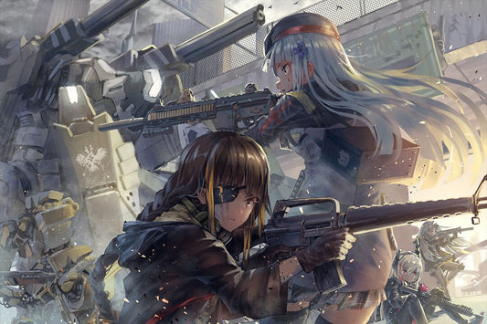 Girls Frontline Hot Beauty Fight Tv Game Jigsaw Puzzle