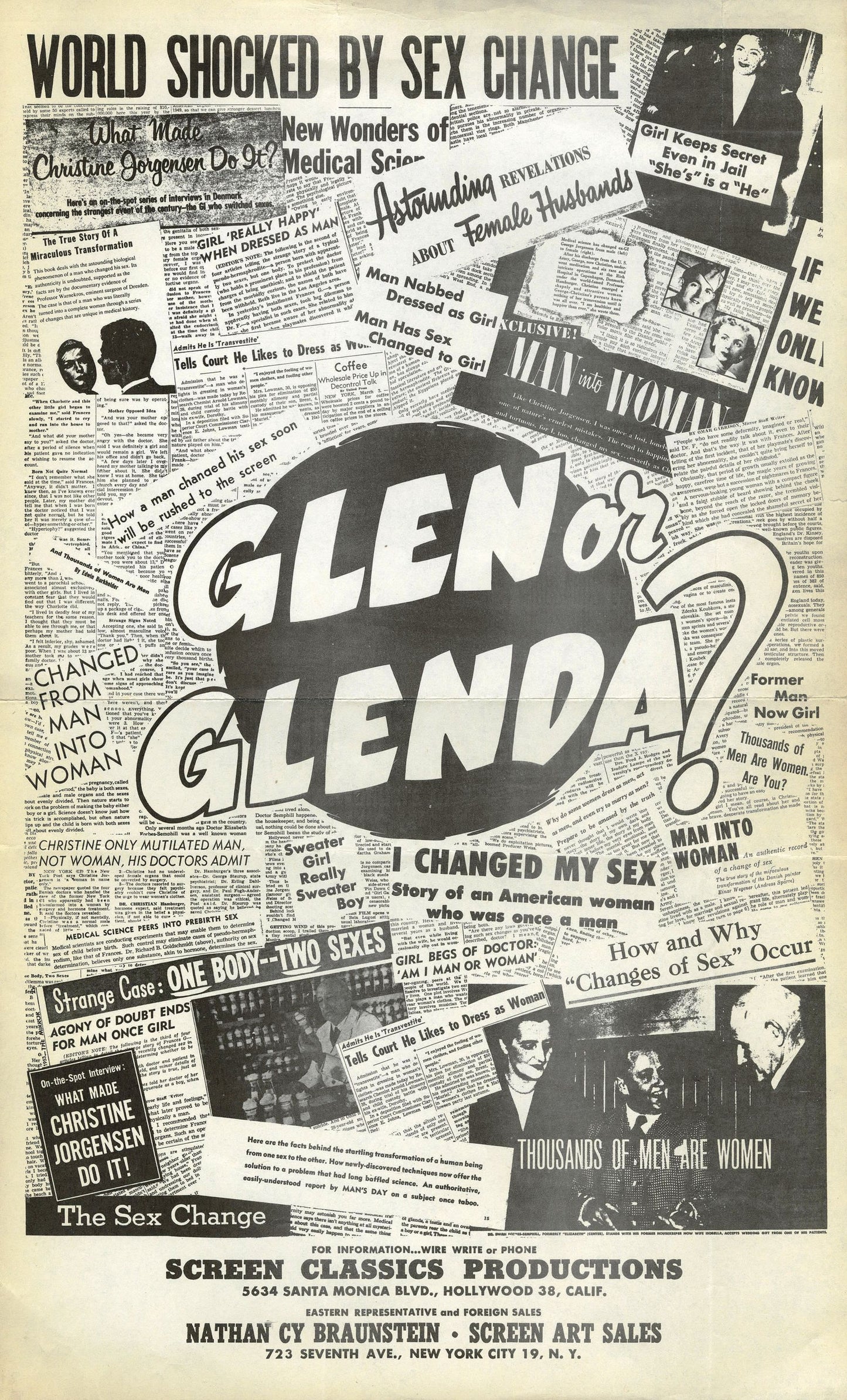 Glen Or Glenda 04 Movie Magnet