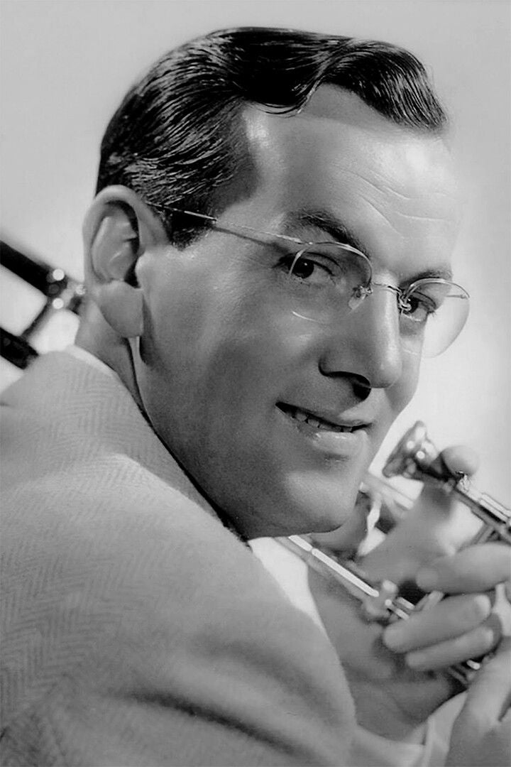 Glenn Miller Posing With Trombone Print Canvas Jigsaw Puzzle