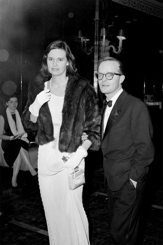 Gloria Vanderbilt And Truman Capote Print Jigsaw Puzzle