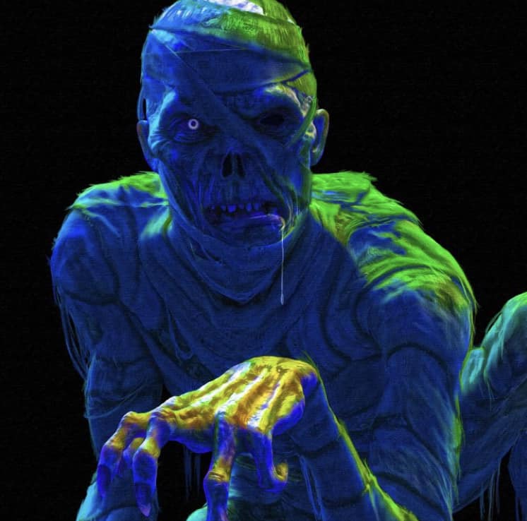 Glowing Monster Portrait Jigsaw Puzzle