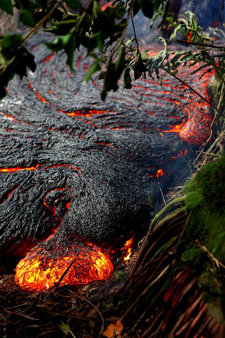 Glowing Lava In A Sicilian Valley Picture Jigsaw Puzzle