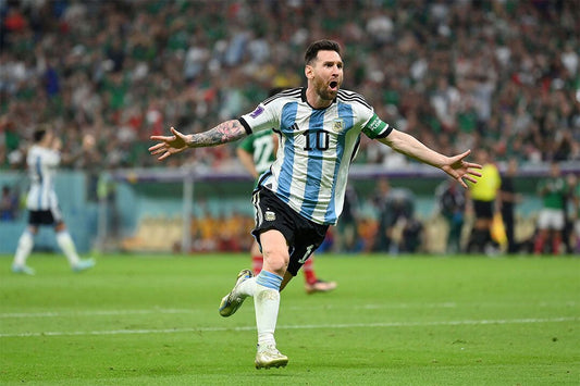 Goal Celebration Lionel Messi Argentina World Cup Fans Jigsaw Puzzle
