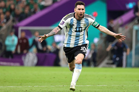 Goal Celebration Lionel Messi Argentina World Cup Jigsaw Puzzle