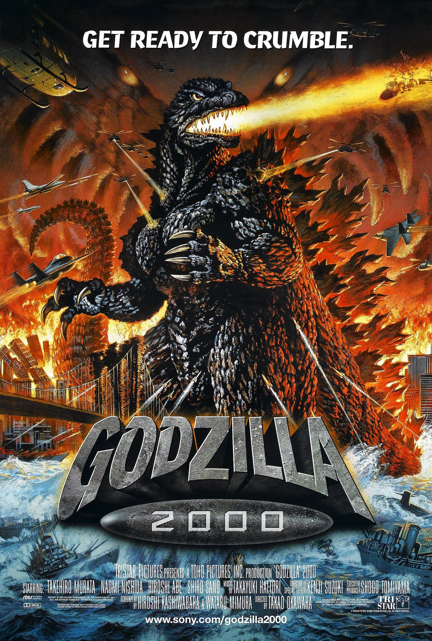 Godzilla 2000 02 Movie Magnet