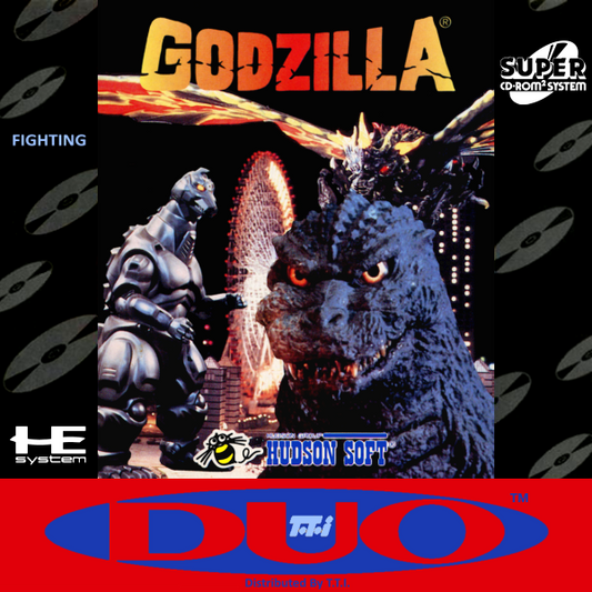 Godzilla (Cd) Turbografx 16 Print Poster