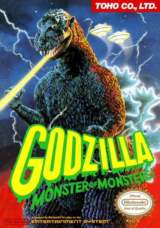 Godzilla (Usa) Nes Print Poster