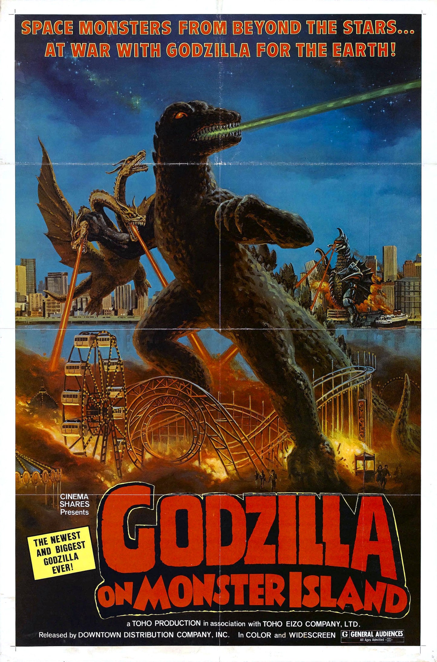 Godzilla Vs Gigan 03 Movie Magnet