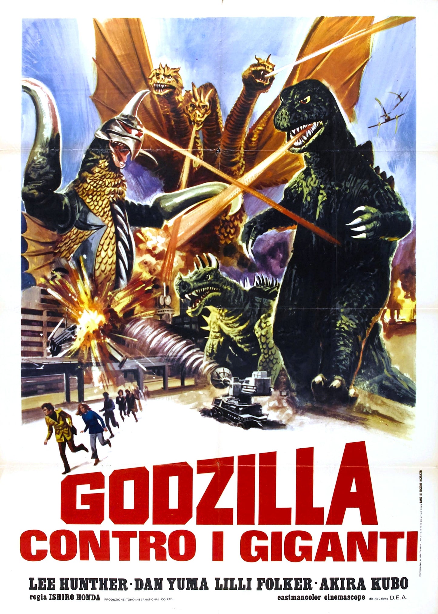 Godzilla Vs Gigan 04 Movie Magnet