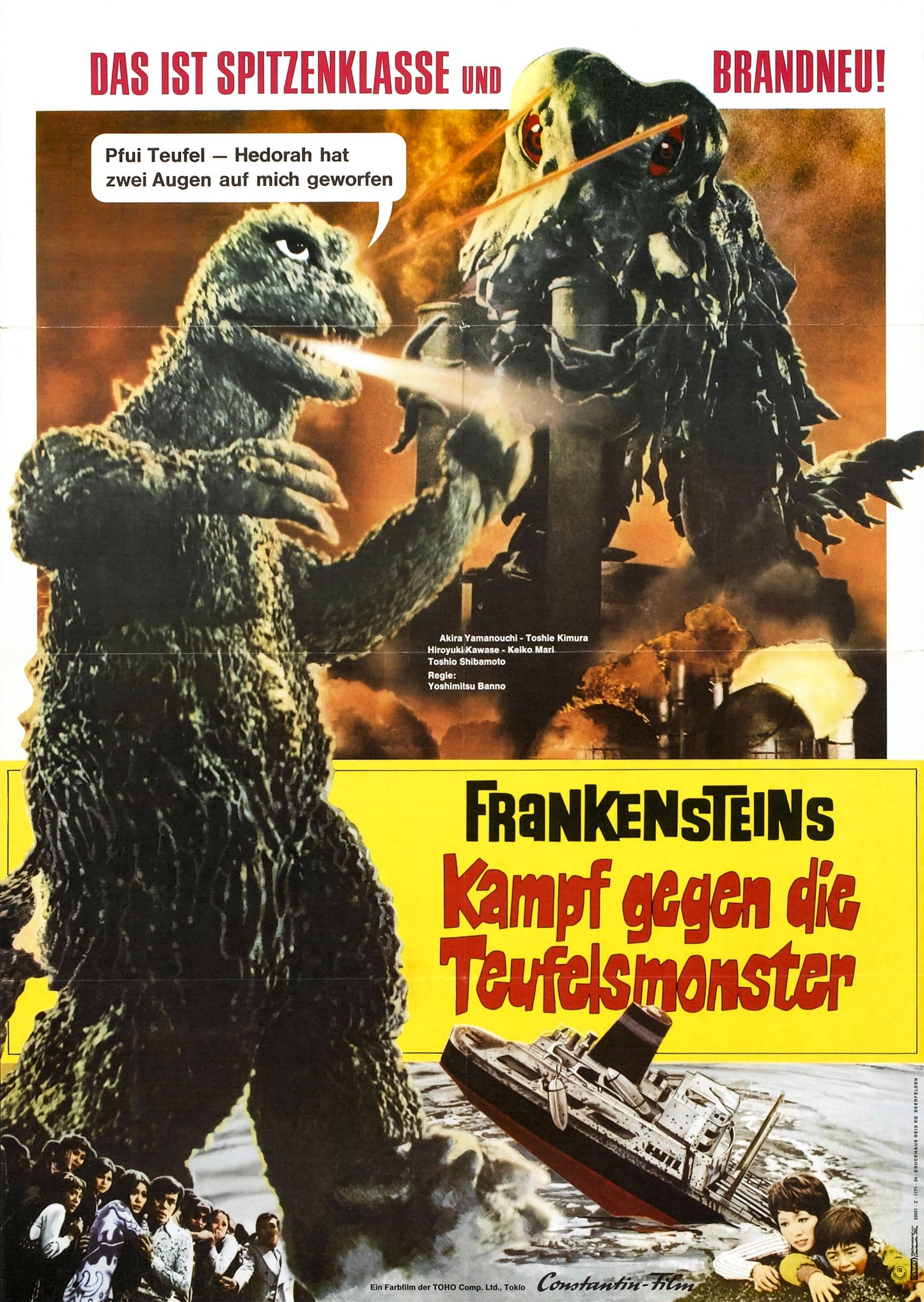 Godzilla Vs Hedorah 03 Movie Magnet