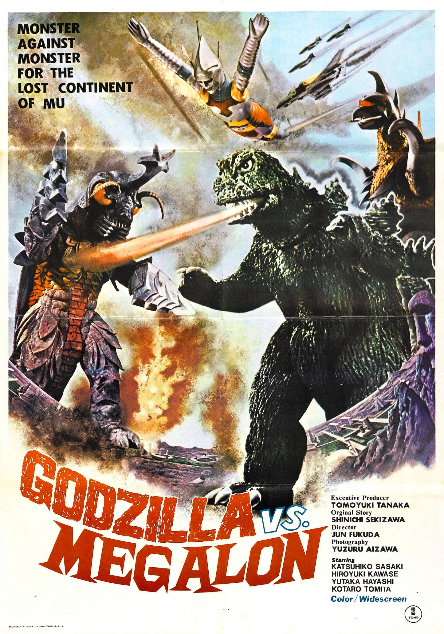 Godzilla Vs Megalon 02 Movie Magnet