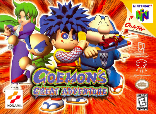 Goemon S Great Adventure N64 Print Poster