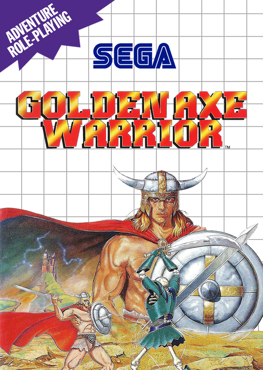 Golden Axe Warrior Sega Master System Print Poster