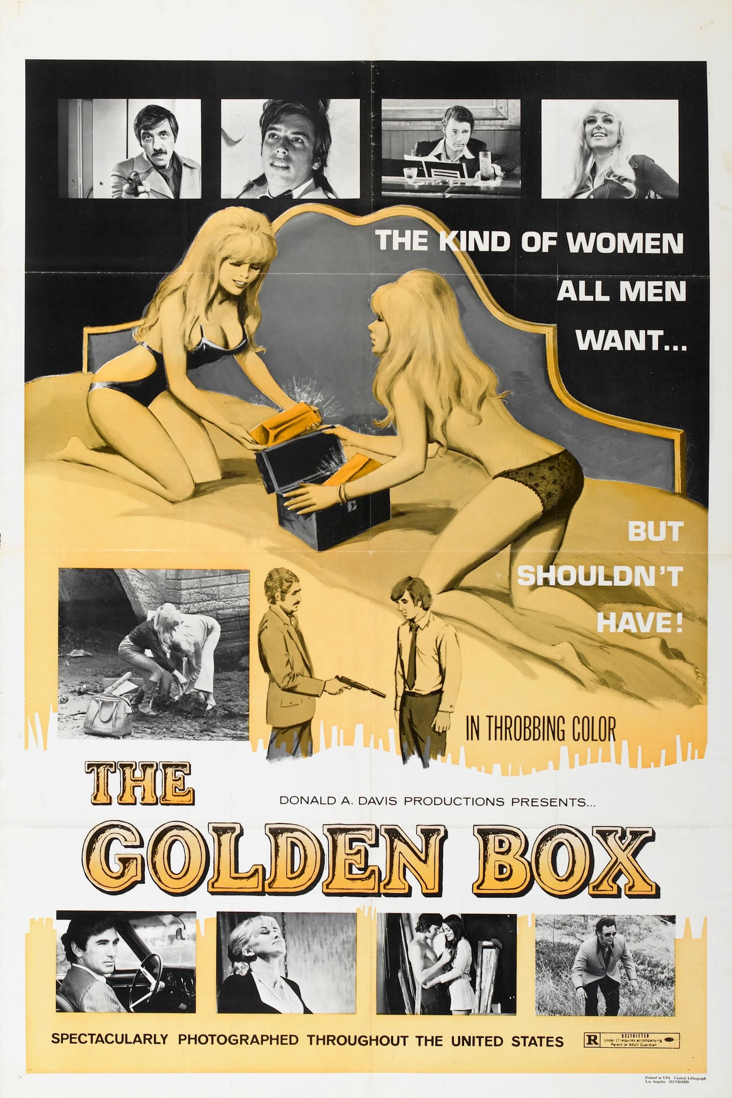 Golden Box 01 Movie Magnet