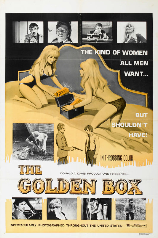 Golden Box 01 Movie Magnet