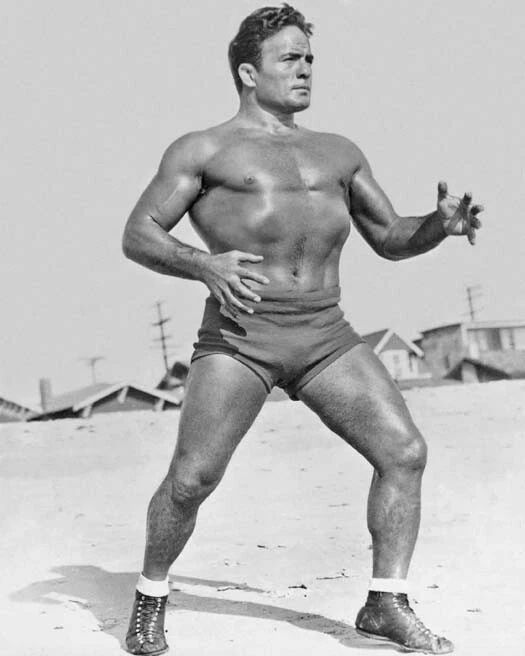 Golden Greek Jim Londos Glossy Photo World Champion Wrestler Print Poster