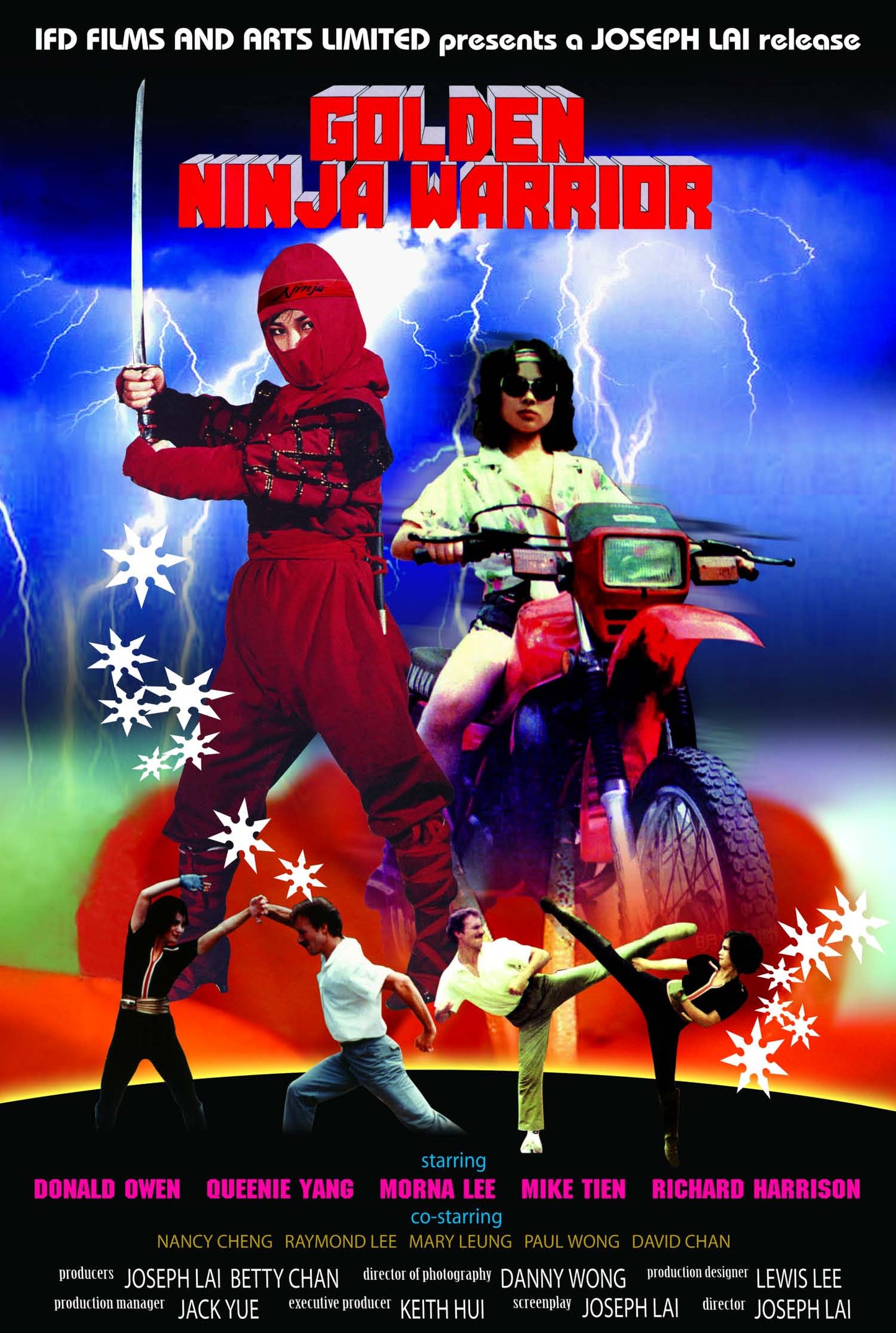 Golden Ninja Warrior 01 Movie Magnet